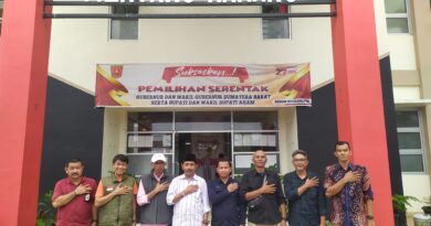 Ketua KPU Sumbar Lakukan Monitoring Rekapitulasi Kecamatan di Kabupaten Agam