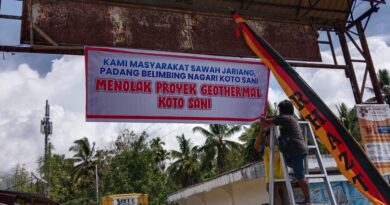Masyarakat Nagari Koto Sani Kabupaten Solok Tolak Proyek Geothermal
